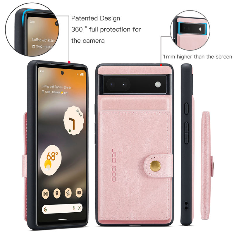 JEEHOOD Google Pixel 5A 5G Wallet Case