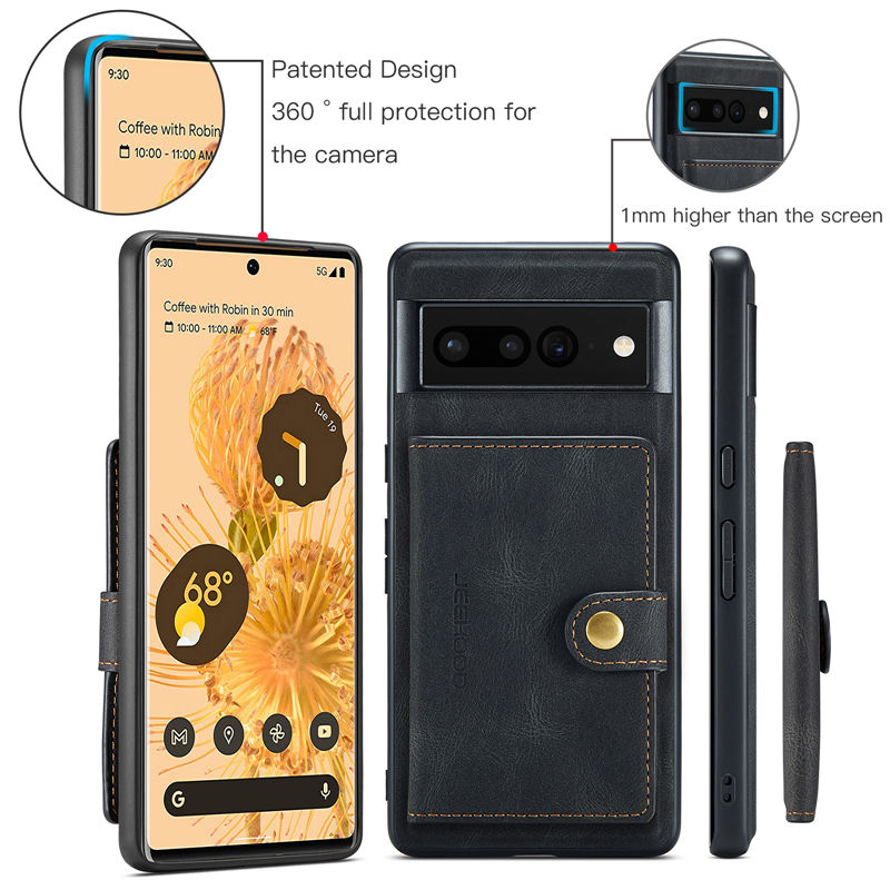 JEEHOOD Google Pixel 7A Wallet Case