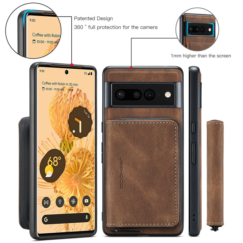 JEEHOOD Google Pixel 7A Wallet Case