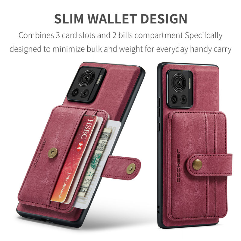 JEEHOOD Motorola Edge 30 Ultra/Moto X30 Pro 5G Wallet Case