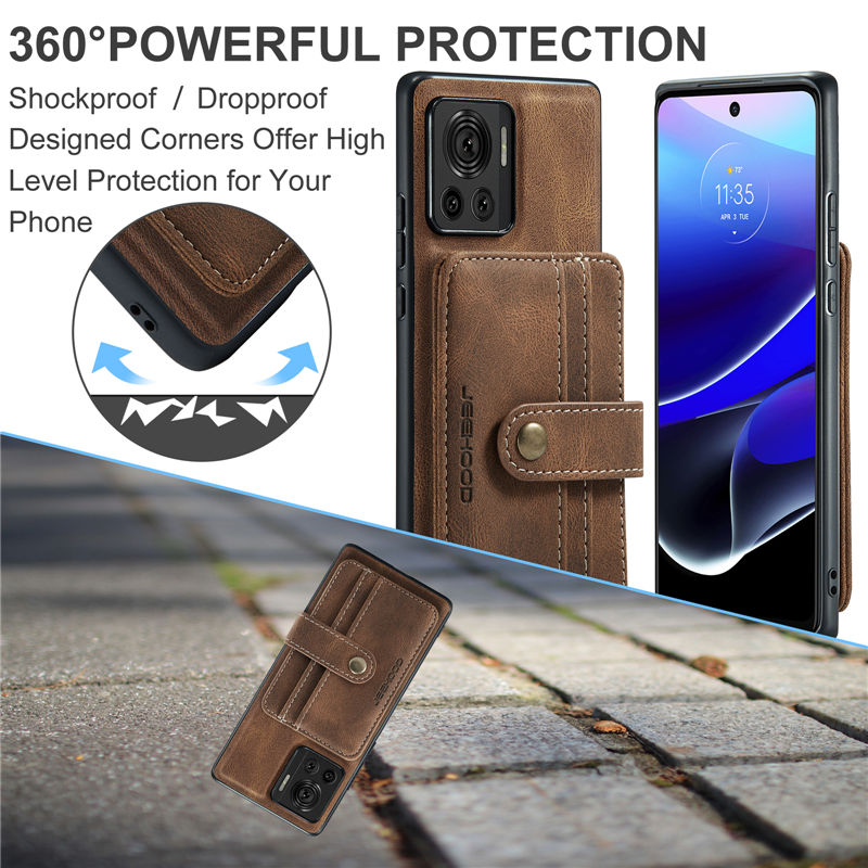 JEEHOOD Motorola Edge 30 Ultra/Moto X30 Pro 5G Wallet Case