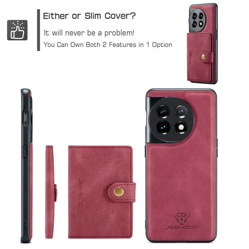 JEEHOOD OnePlus 11 Wallet Case