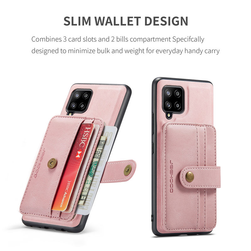 JEEHOOD Samsung Galaxy A12 5G Wallet Case