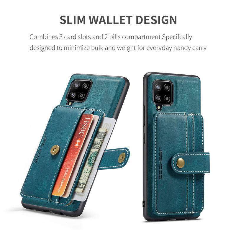 JEEHOOD Samsung Galaxy A42 5G Wallet Case