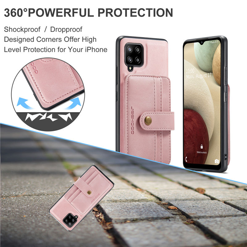 JEEHOOD Samsung Galaxy A42 5G Wallet Case