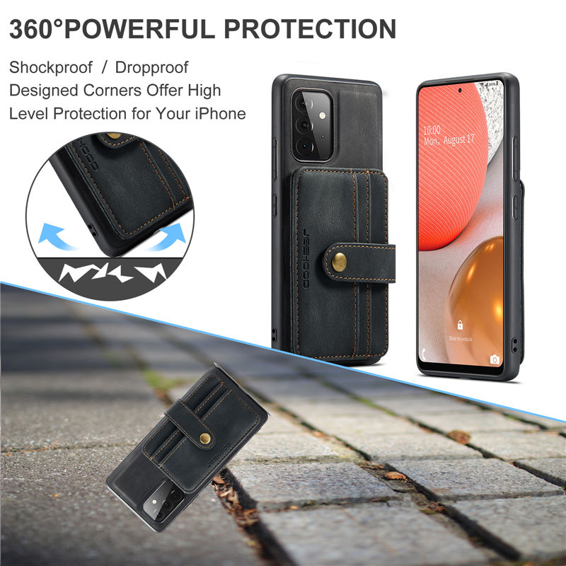 JEEHOOD Samsung Galaxy A52 5G Wallet Case