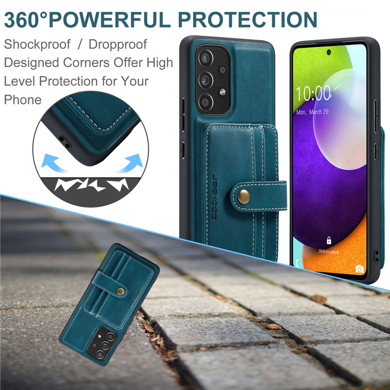 JEEHOOD Samsung Galaxy A53 5G Wallet Case