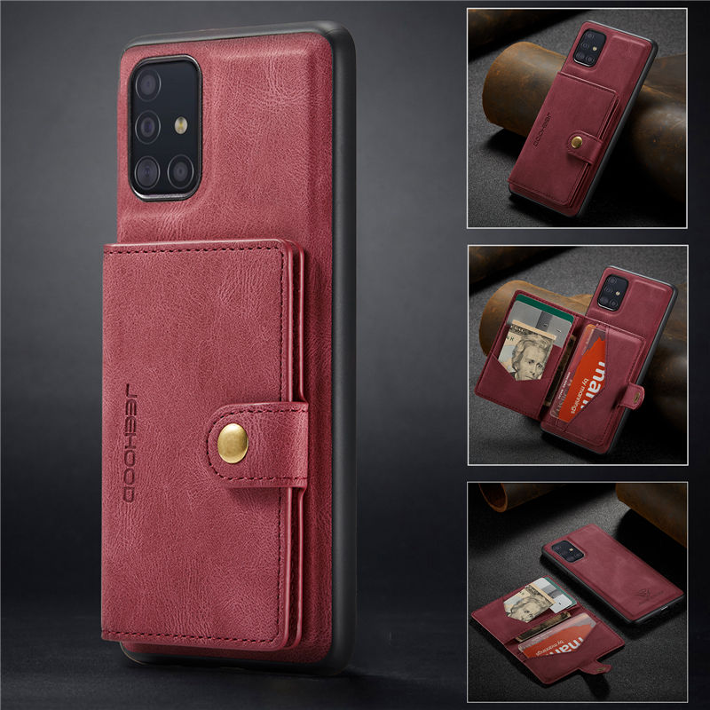 JEEHOOD Samsung Galaxy A71 5G Wallet Case