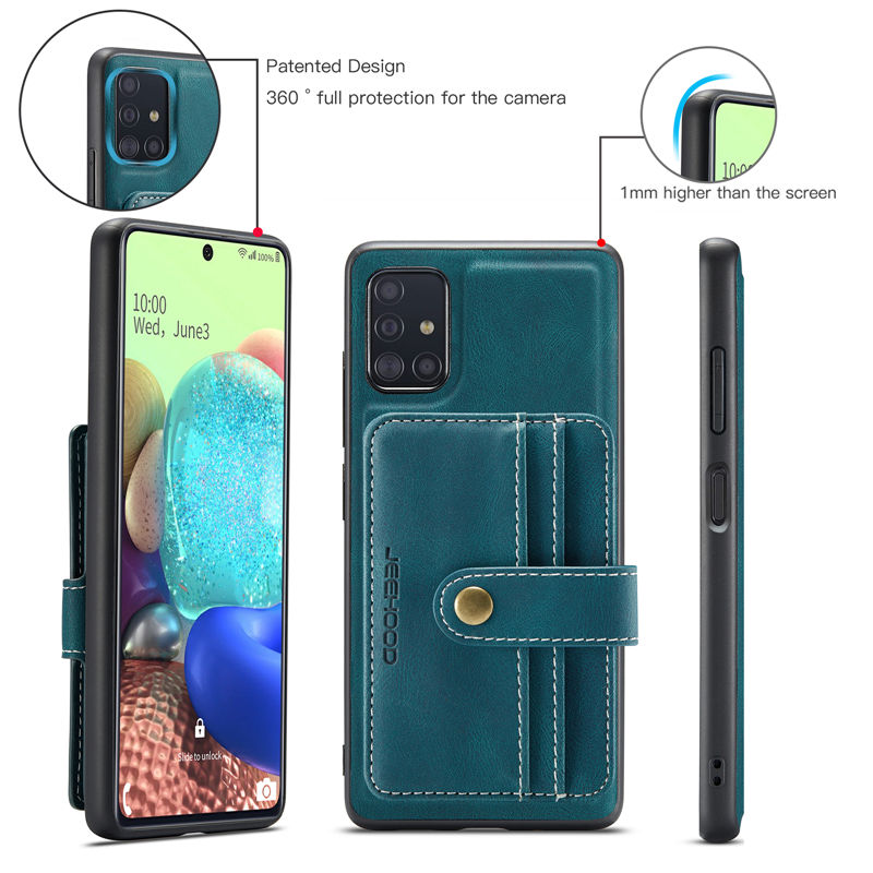 JEEHOOD Samsung Galaxy A71 5G Wallet Case