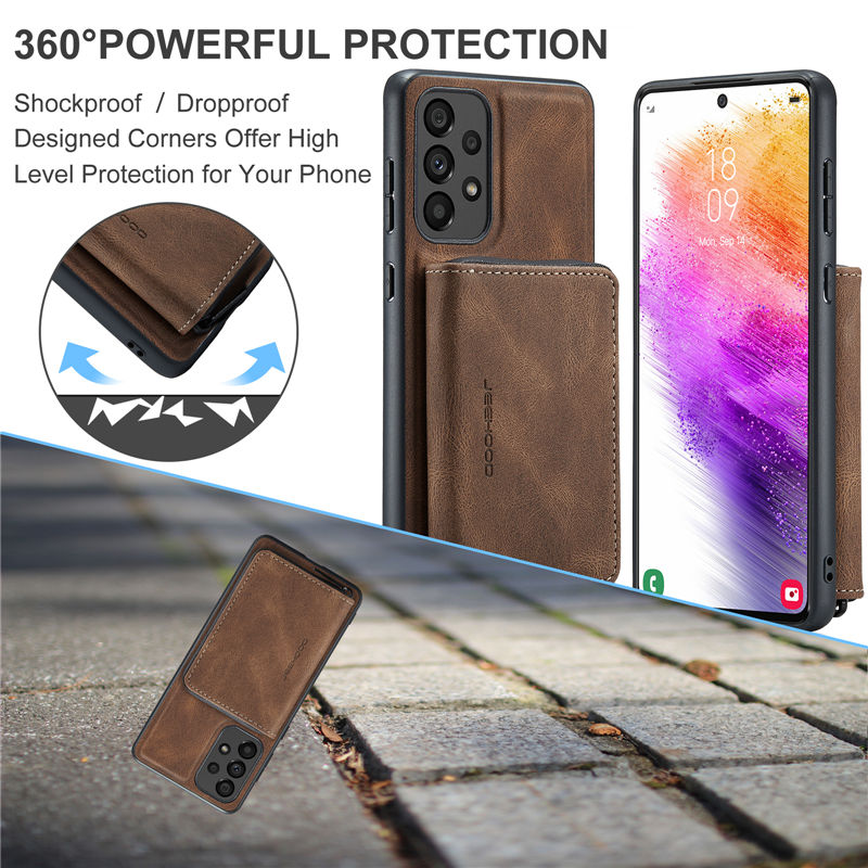 JEEHOOD Samsung Galaxy A73 5G Wallet Case