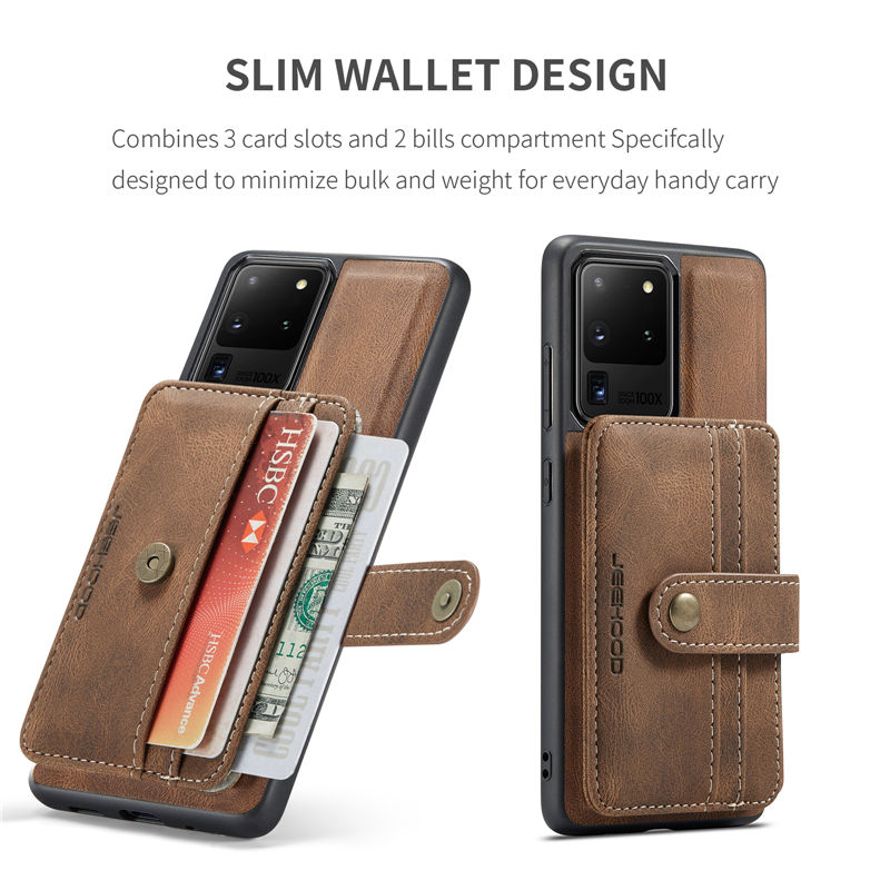 JEEHOOD Samsung Galaxy S20 Ultra Wallet Case