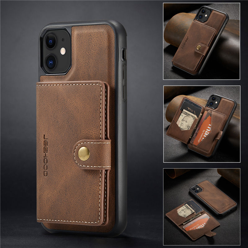 JEEHOOD iPhone 11 Pro Max Wallet Case