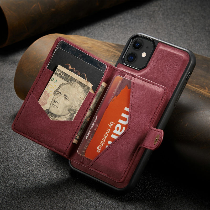 JEEHOOD iPhone 11 Pro Max Wallet Case