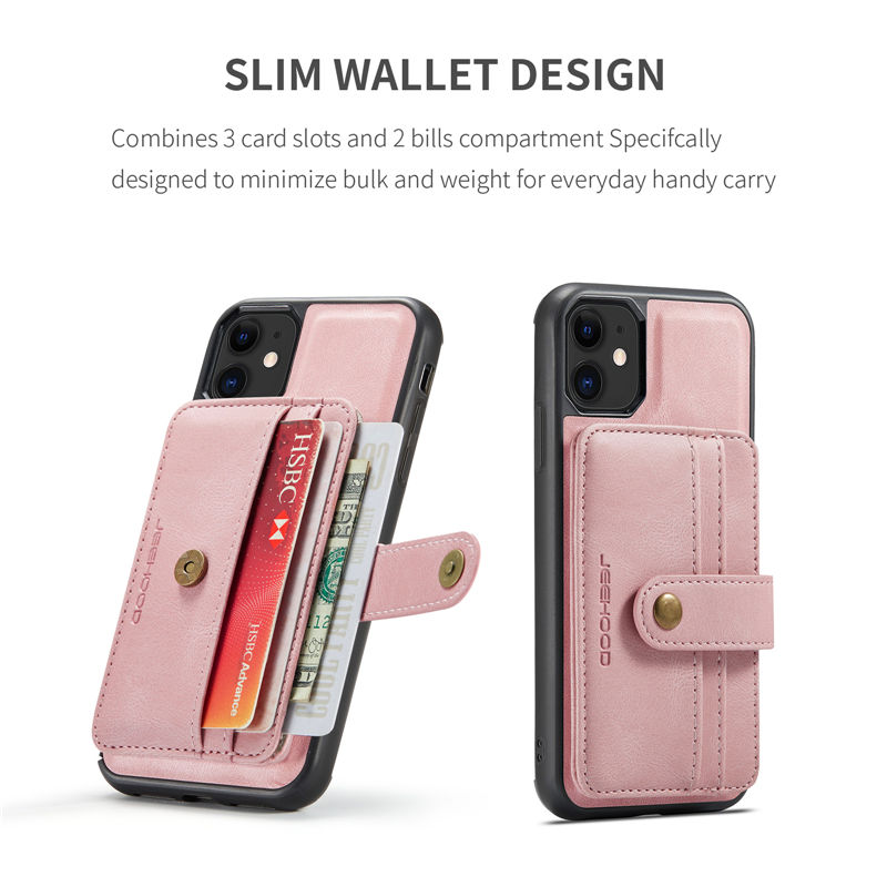 JEEHOOD iPhone 12 Mini Wallet Case