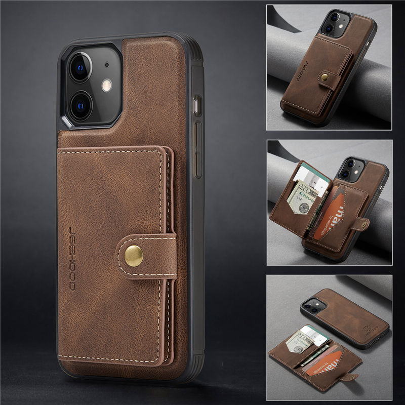 JEEHOOD iPhone 12 Mini Wallet Case