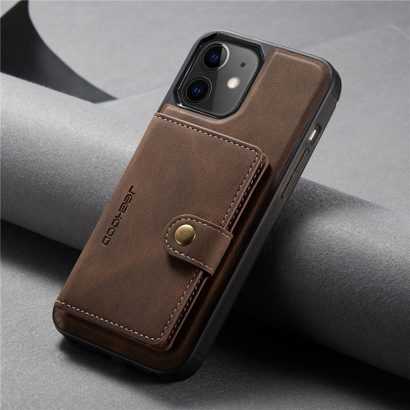 JEEHOOD iPhone 12 Mini Wallet Case