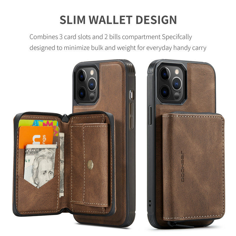 JEEHOOD iPhone 12 Pro Max Wallet Case