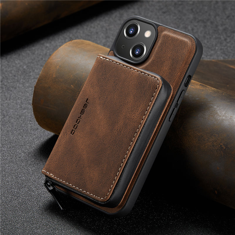 JEEHOOD iPhone 13 Mini Wallet Case