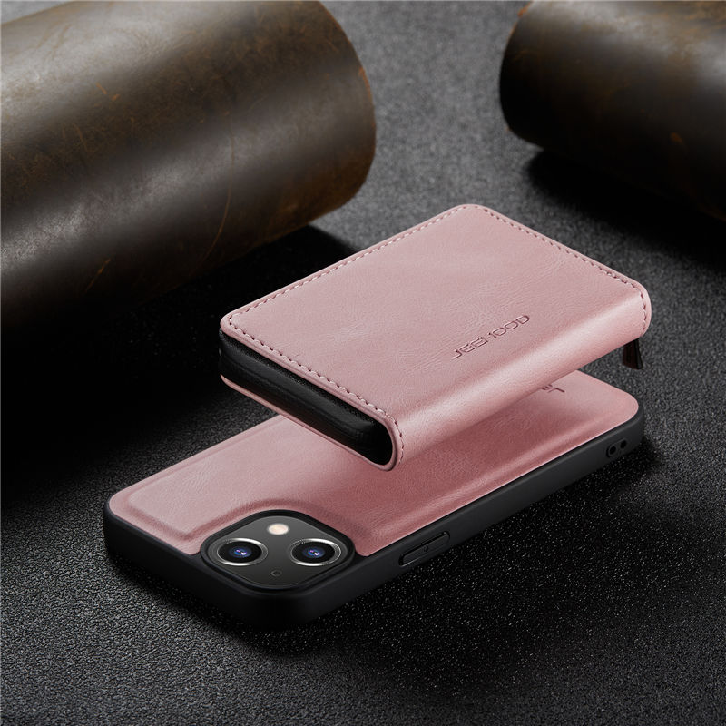 JEEHOOD iPhone 13 Mini Wallet Case