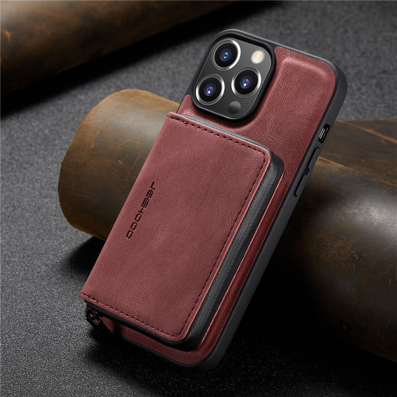 JEEHOOD iPhone 13 Pro Wallet Case