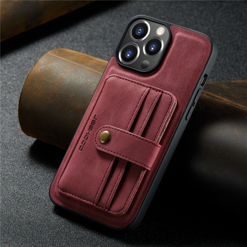 JEEHOOD iPhone 13 Pro Max Wallet Case