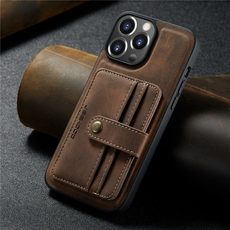 JEEHOOD iPhone 13 Pro Wallet Case