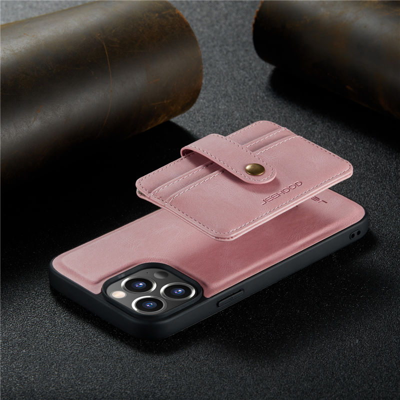 JEEHOOD iPhone 13 Pro Wallet Case