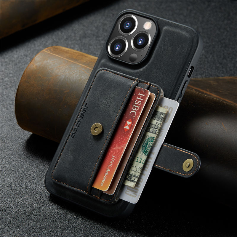 JEEHOOD iPhone 14 Pro Max Wallet Case