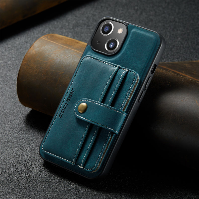 JEEHOOD iPhone 14 Wallet Case