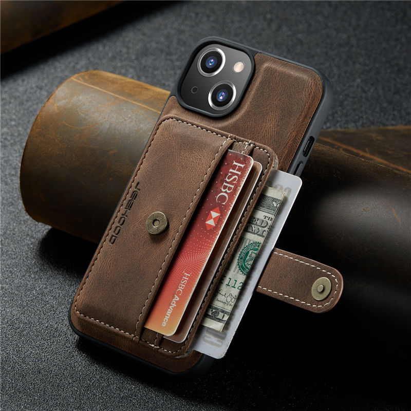 JEEHOOD iPhone 14 Wallet Case