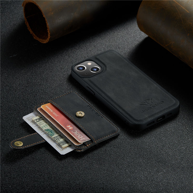 JEEHOOD iPhone 14 Wallet Case