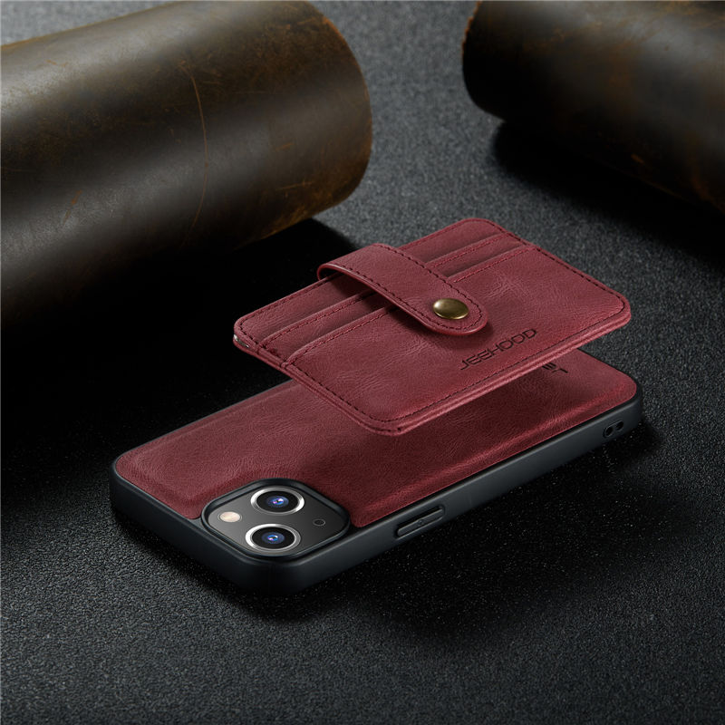 JEEHOOD iPhone 14 Wallet Case