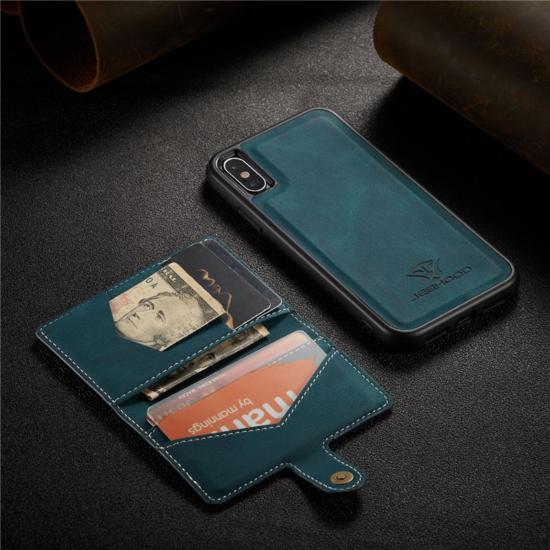 JEEHOOD iPhone X/XS Wallet Case