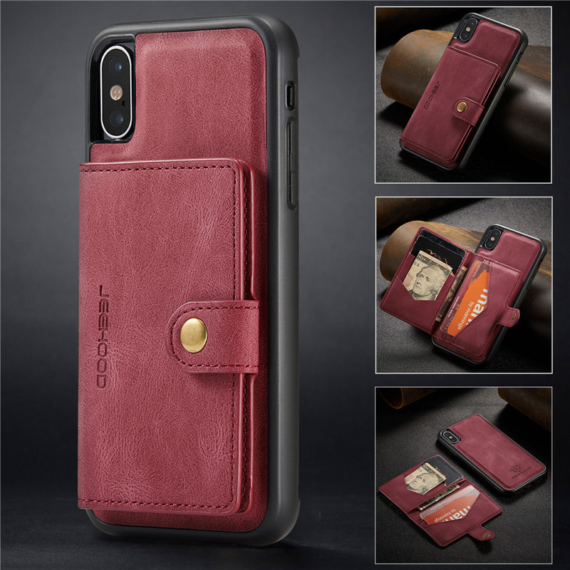 JEEHOOD iPhone X/XS Wallet Case