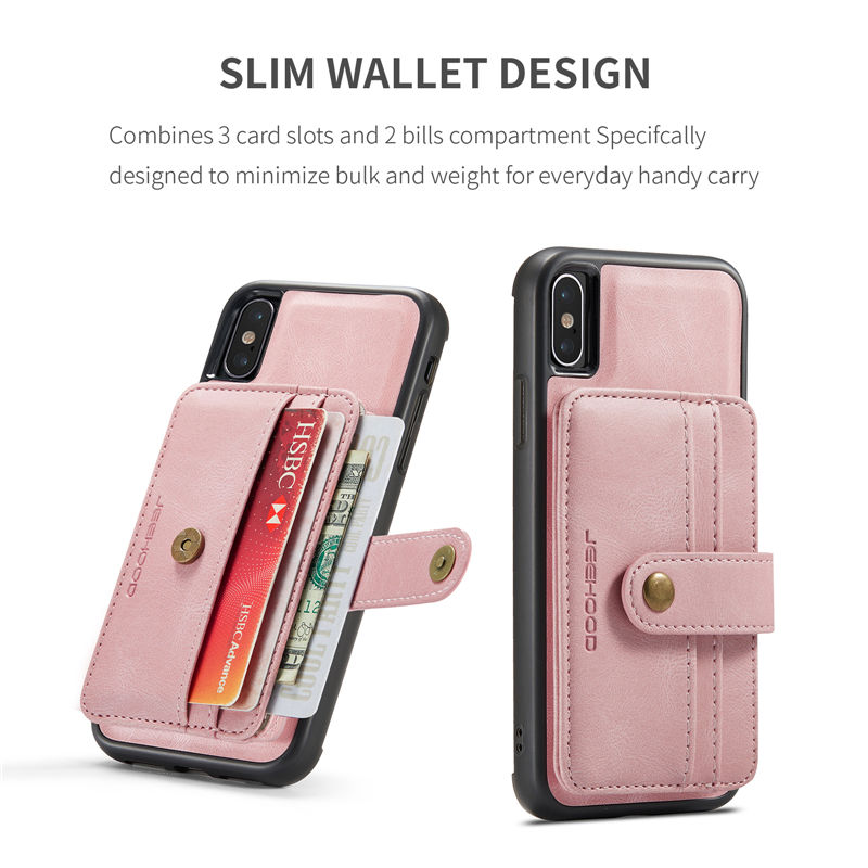 JEEHOOD iPhone X/XS Wallet Case