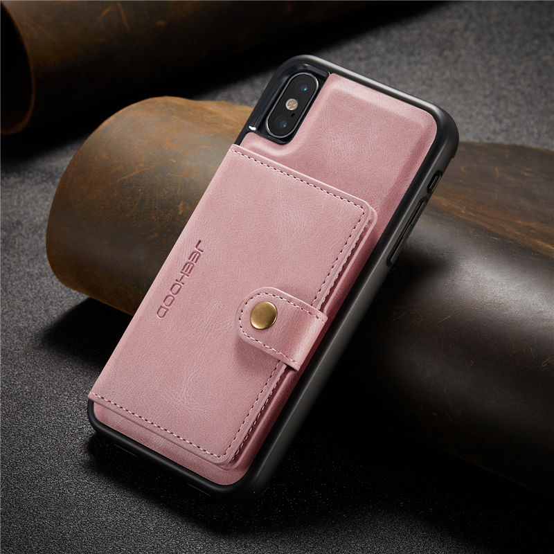 JEEHOOD iPhone XS Max Wallet Case