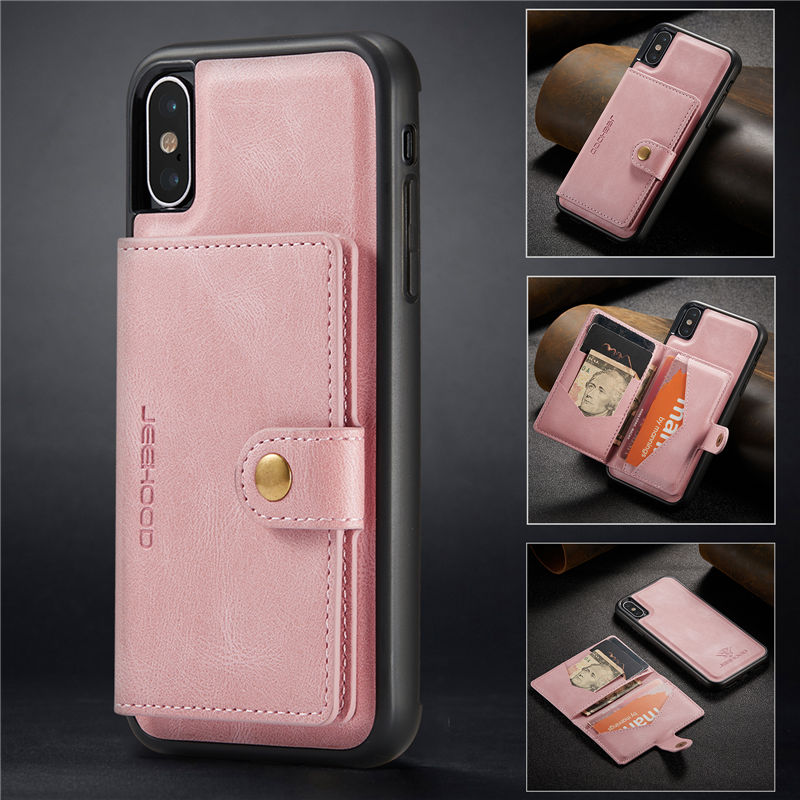 JEEHOOD iPhone XS Max Wallet Case