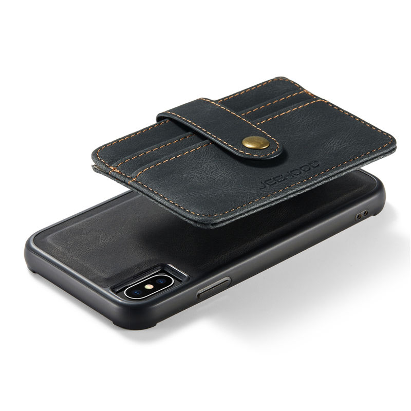 JEEHOOD iPhone XS Max Wallet Case