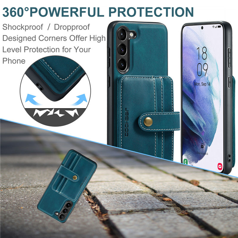 JEEHOOD Samsung Galaxy A14 4G/5G Detachable Wallet Case