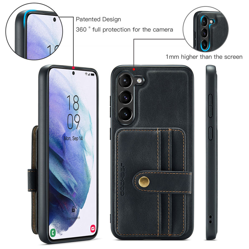 JEEHOOD Samsung Galaxy A14 4G/5G Detachable Wallet Case