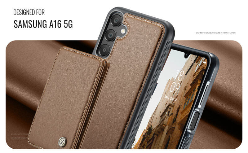 JEEHOOD Samsung Galaxy A16 5G Magnetic 2-in-1 Wallet RFID-blocking Case