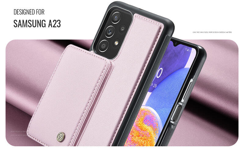 JEEHOOD Samsung Galaxy A23 Magnetic 2-in-1 Wallet RFID-blocking Case