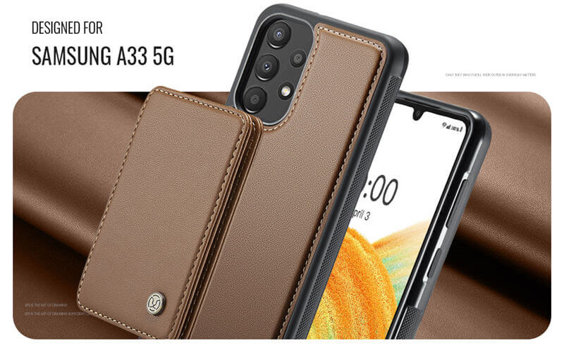 JEEHOOD Samsung Galaxy A33 5G Magnetic 2-in-1 Wallet RFID-blocking Case