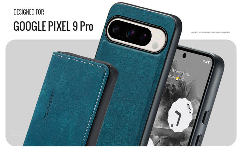 JEEHOOD Google Pixel 9 Pro XL Wallet Case